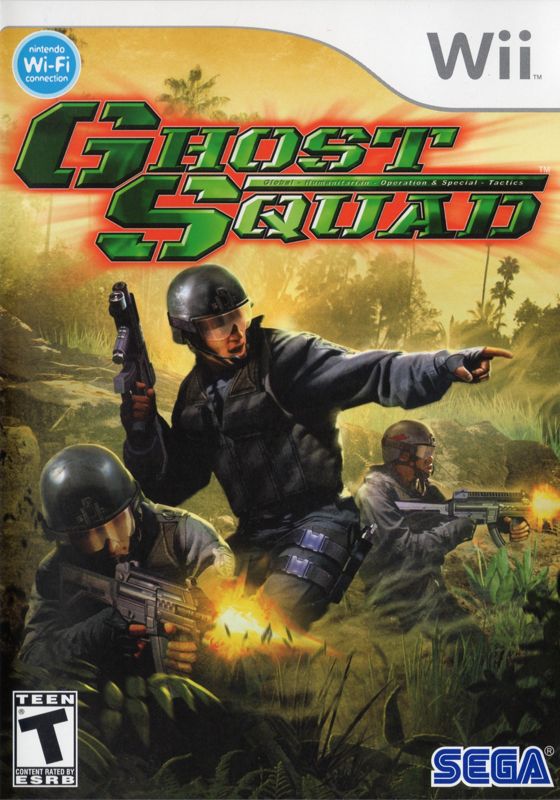 Ghost Squad box art for Wii